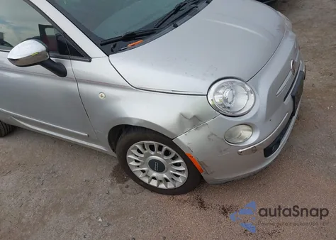 2012 Fiat 500 Lounge из США, поврежденный, VIN 3C3CFFCR3CT118113